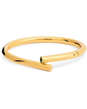 Tabayer And Emerald Oera Bangle - Metallic