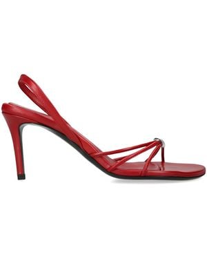 Christopher Esber Leather Giro Slingback Sandals 90 - Red