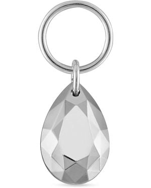 Maria Tash Faceted Pear Charm - White