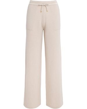 Eleventy Cashmere Wide-Leg Pants - Natural