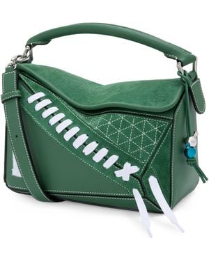 Loewe Puzzle 10 Re-Edition Ss18 Runway Top-Handle Bag in