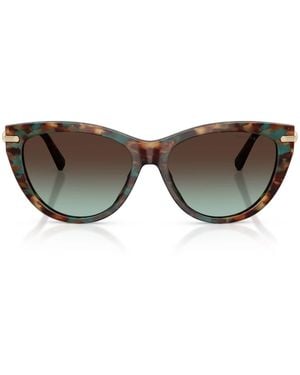 Tiffany & Co. Acetate Cat Eye Tf4253 Sunglasses - Brown