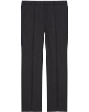 Givenchy Cotton Tailored Trousers - Blue