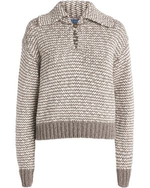 Polo Ralph Lauren Cotton-Wool Blend Jumper - Grey