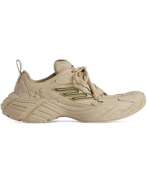 Balenciaga Suede Monday Sneakers - Natural