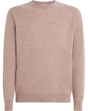 Sunspel Cashmere Crew-Neck Jumper - Pink