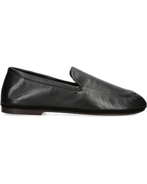 Lemaire Leather Outdoor Slippers - Black