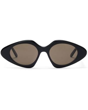 Loewe Acetate Triangle Slim Sunglasses - Black