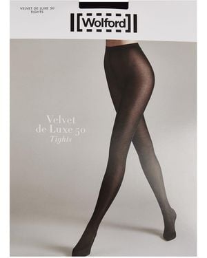 Wolford Velvet 50 Tights - Grey