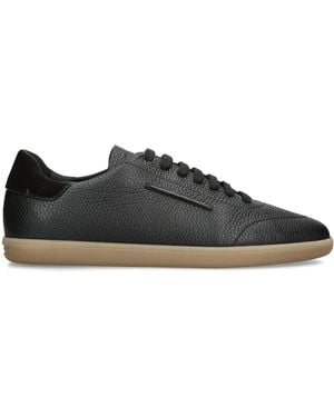 ZEGNA Grained Leather 232 Trainers - Black