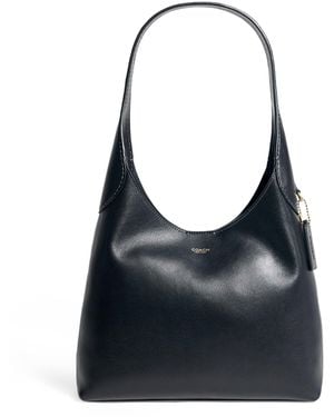 COACH Leather Brooklyn 28 Shoulder Bag - Black