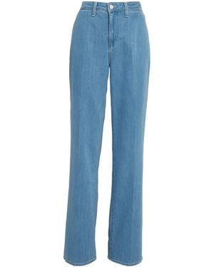 L'Agence Weston Wide-Leg Jeans - Blue