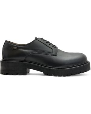 AllSaints Leather Hank Derby Shoes - Black