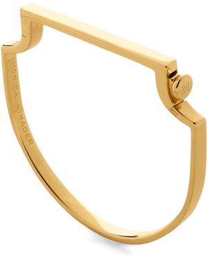 Monica Vinader Vermeil Signature Bangle - Metallic
