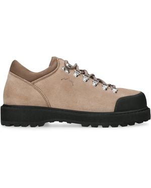 Diemme Suede Cornaro Low-Top Boots - Brown