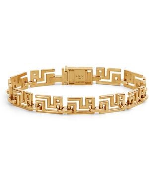 Azlee Greek Pattern Bracelet - Natural