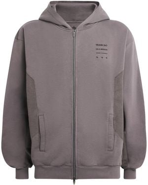 REPRESENT 247 Uprising Zip-Up Hoodie - Grey