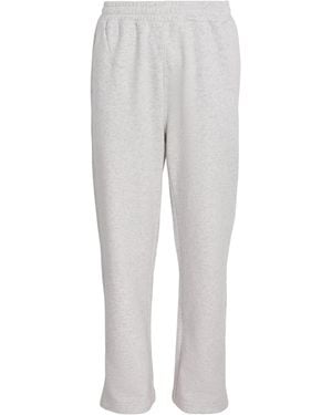 Cole Buxton Cotton Uncuffed Joggers - Grey