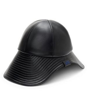 Loewe Leather Hiker Hat - Black