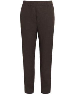 Samsøe & Samsøe Linen Sajabari Straight Pants - Grey