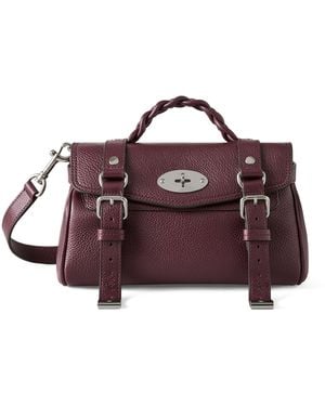 Mulberry Mini Leather Alexa Cross-Body Bag - Purple