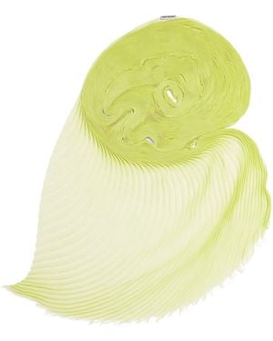 Issey Miyake Feather Pleats Stole - Yellow