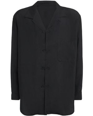 Yohji Yamamoto Relaxed Shirt - Black