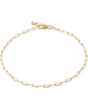 Monica Vinader Mini Paperclip Bracelet - Metallic