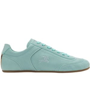 Burberry Leather Knight Runner Trainers - Green