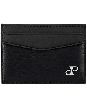 Wolf Vegan Leather Philipp Card Case - Black