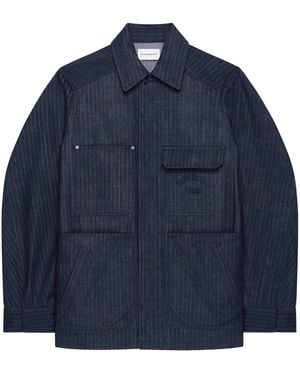 Givenchy Wool Embroidered Overshirt - Blue