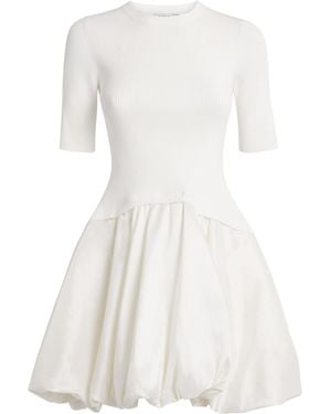 Jonathan Simkhai Kenny Bubble Mini Dress - White