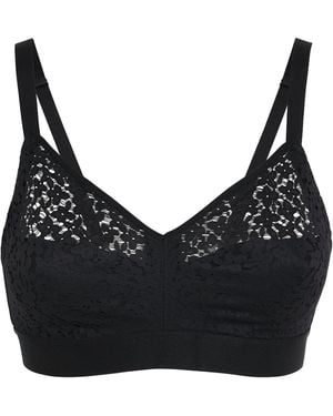 Chantelle Lace Norah Wire-Free Support Bra - Black