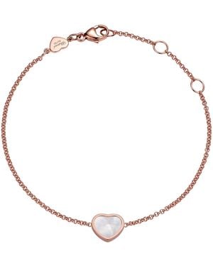 Chopard And Mother-Of-Pearl My Happy Hearts Bracelet - Metallic
