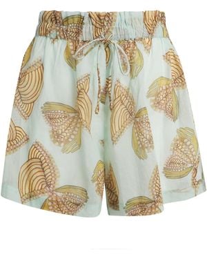 Ulla Johnson Cotton Bijou Shorts - Multicolour