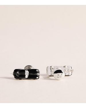 Babette Wasserman Retro Jag Cufflinks - Natural