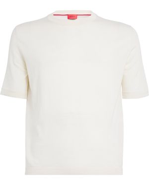 Isaia Wool-Blend T-Shirt - White