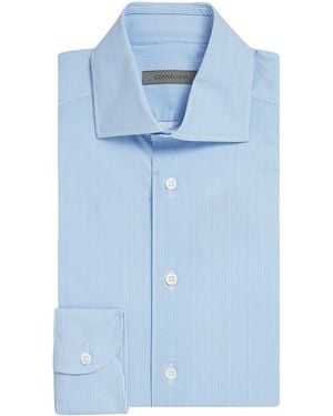 Corneliani Patterned Formal Shirt - Blue