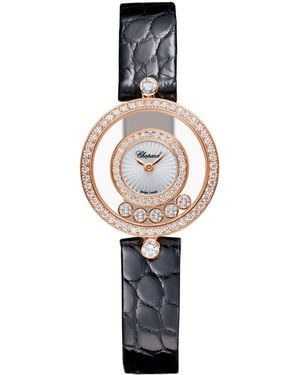 Chopard And Diamond Happy Diamonds Watch - White