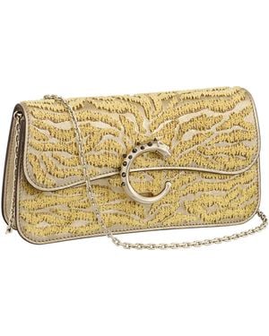 Cartier Mini Embroidered Panthère De Cross-Body Bag - Metallic