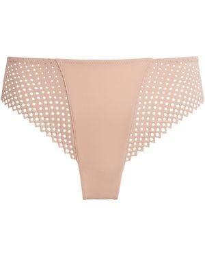 Wolford Romantic Net Briefs - Natural