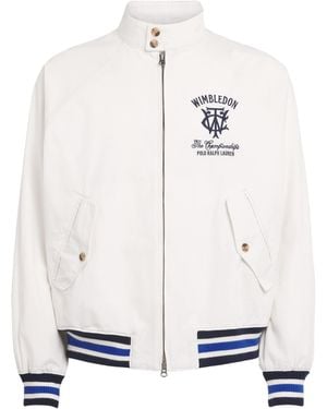 Ralph Lauren X Wimbledon Twill Windbreaker Jacket - White