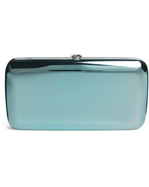 Jeffrey Levinson Mirrored Finley Clutch Bag - Blue