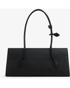 海外希少【Alaia】Le Teckel ブラックフラップ付 トートバッグ Alaïa 'Le Teckel Flap' Bag in Black | Lyst