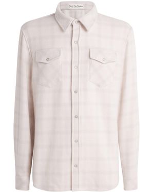 God's True Cashmere Cashmere Check Overshirt - Pink