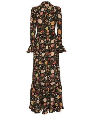 La DoubleJ Silk Visconti Maxi Dress - Natural