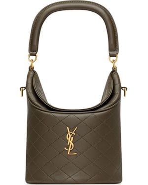 Saint Laurent Gaby Bucket Bag - Green