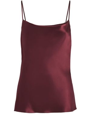 Laura Pitharas Cowl-Neck Cami Top - Red