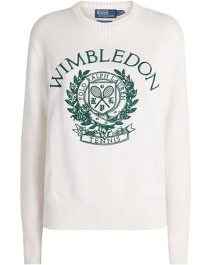 Polo Ralph Lauren X Wimbledon Crew-Neck Jumper - White