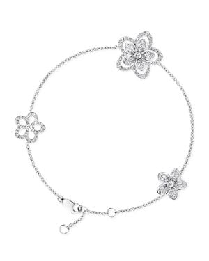 Graff And Diamond Wild Flower Bracelet - White